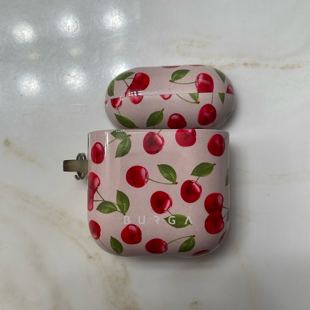 BURGA AirPod case (plus 1 extra off brand ones, clear one not included)